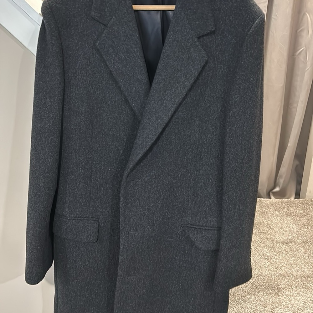 Classic Gray Wool Coat